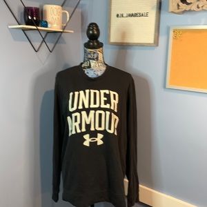 Under Armour Loose Fit Fleece Sweatshirt. Large. Black.